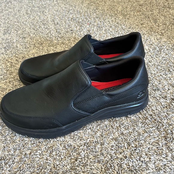 Skechers Mens Flex Advantage Slip Resistant Bronwood Slip On Shoes - Picture 3 of 5